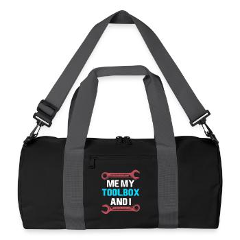 Mechanical Engineering Mechanical Engineer - Recycled Duffel Bag - black/graphite grey - Front