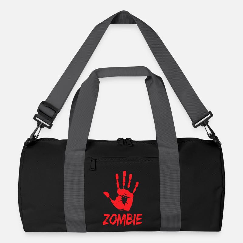 Zombie Hand Halloween Apocalypse Recycled Duffel Bag