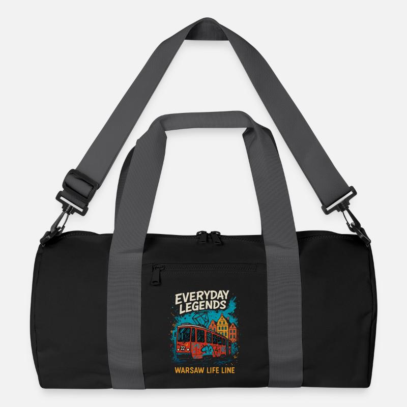 Everyday Legends Warsaw Tram Design Recycelte Duffel Bag