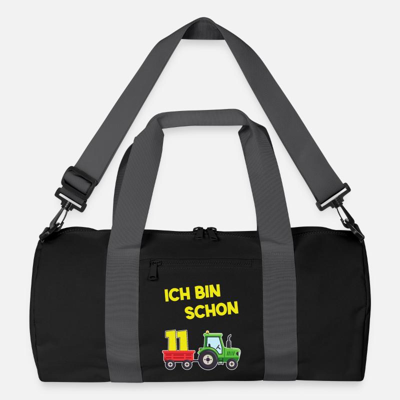 Ich Bin Schon 11 Traktor 11 Jahre Alt Geburtstag  Recycelte Duffel Bag