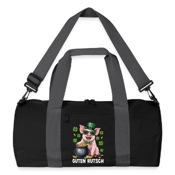 Bonne Année - Sac de sport recyclé - noir/gris graphite - Devant