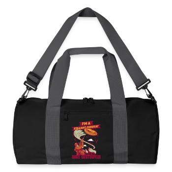 Clay pigeon shooting Target shooting - Recycled Duffel Bag - black/graphite grey - Front