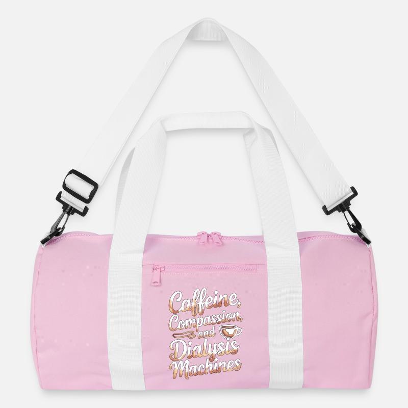 Infirmière en dialyse Caféine Compassion Dialyse Tech Sac de sport recyclé