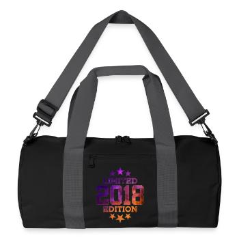 ÉDITION LIMITÉE 8E ANNIVERSAIRE 2018 - Sac de sport recyclé - noir/gris graphite - Devant
