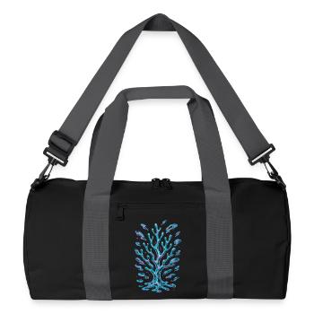 AI Abstract Coral - Recycled Duffel Bag - black/graphite grey - Front