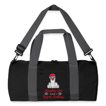 Sur la liste des vilains et je ne regrette rien Böse Möwe - Sac de sport recyclé - noir/gris graphite - Devant