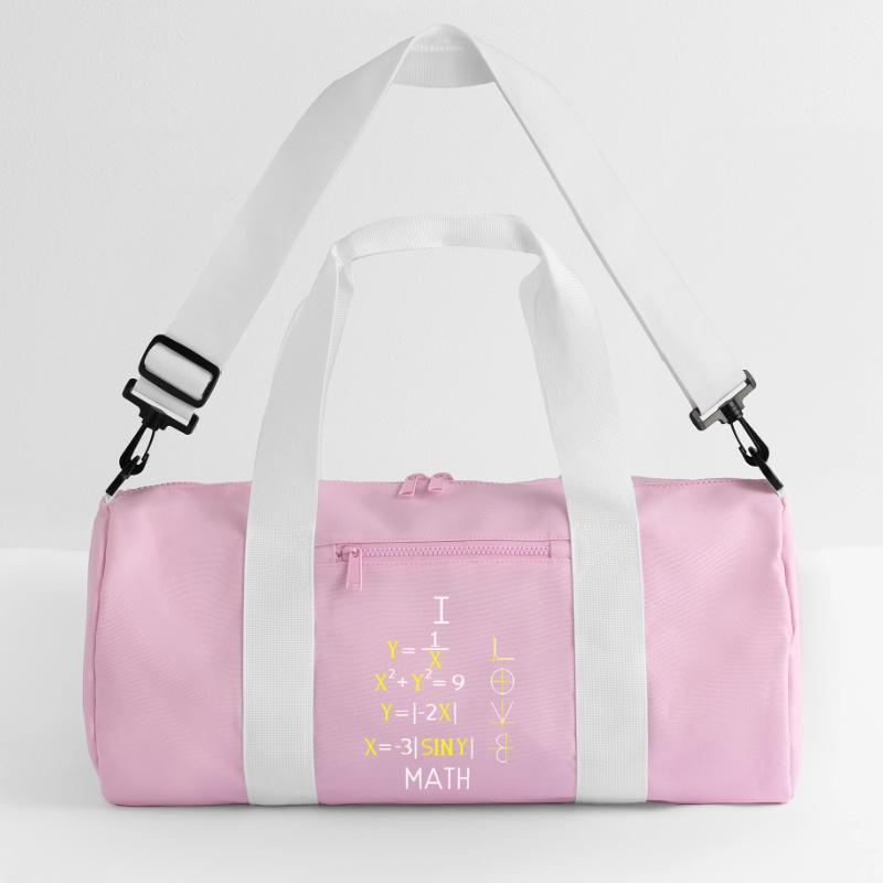 Math Math Math Professeur de mathématiques Mathématicien Sac de sport recyclé