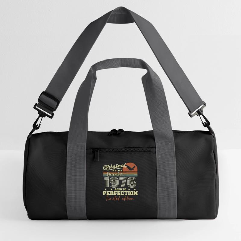 49. Geburtstag | Original Dezember 1976 Recycelte Duffel Bag