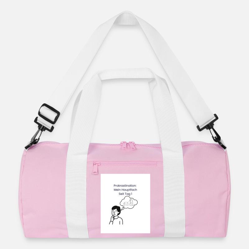 Prokrastination: Hauptfach Seit Tag 1 Recycelte Duffel Bag