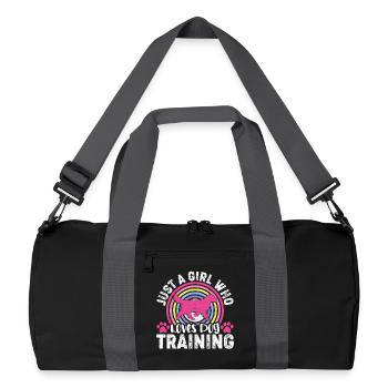 Chiens Chien Amoureux Chien Propriétaire Cadeau - Sac de sport recyclé - noir/gris graphite - Devant