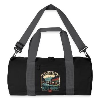 Crabe royal d’Alaska tout droit sorti de Dutch Harbor - Sac de sport recyclé - noir/gris graphite - Devant