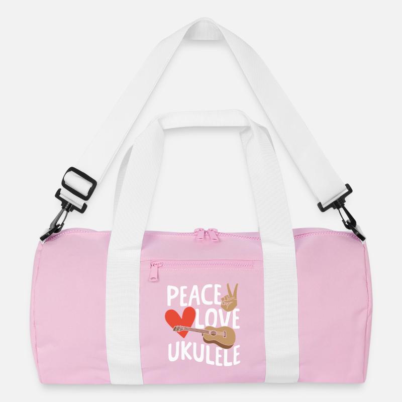 Peace Ukulele Instrument Uke Recycelte Duffel Bag