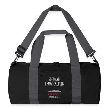 Développeur de logiciels Informatique Études Profession - Sac de sport recyclé - noir/gris graphite - Devant