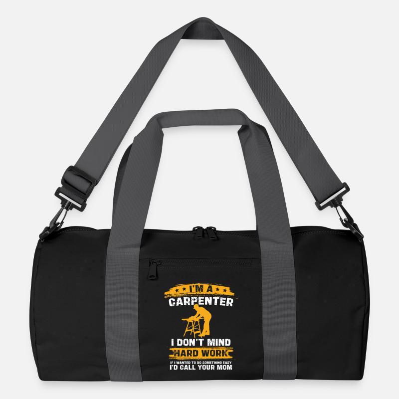 Schreiner Spruch Harte Arbeit Recycelte Duffel Bag