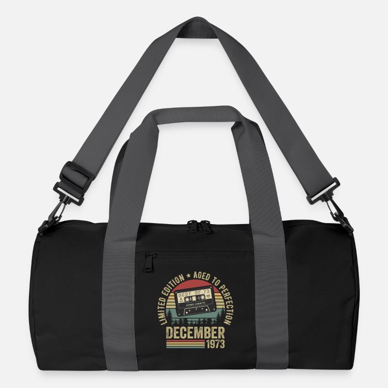 Dezember 1973 - Jahrestag Dezember 1973 Recycelte Duffel Bag