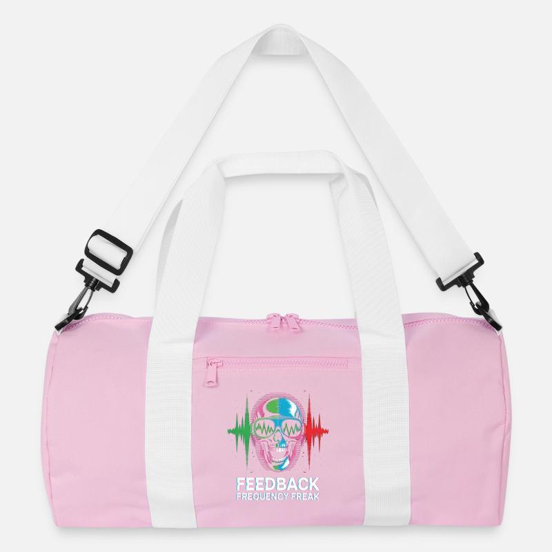 Feedback Frequency Freak Punk Rock Music Recycelte Duffel Bag