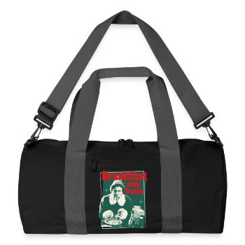 Buddy Der Weihnachtself – Breakfast With Buddy - Recycelte Duffel Bag - Schwarz/Graphitgrau - Vorne