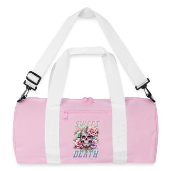 Fleurs Crâne Beauté Floraison - Sac de sport recyclé - rose/blanc - Devant