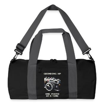 Grinding XP | Photo by photo better, photography - Recycled Duffel Bag - black/graphite grey - Front