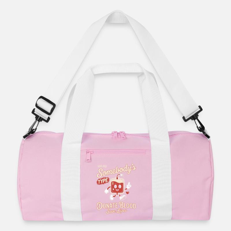 Blutspender You Are Somebodys Type Donate Blood Recycelte Duffel Bag