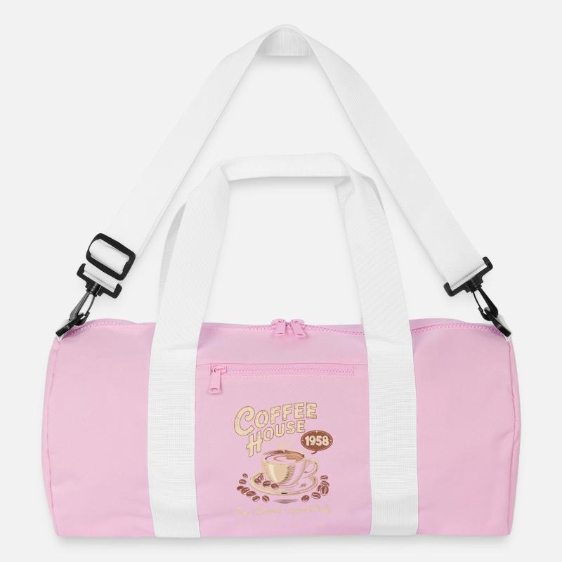 Vintage Kaffee Werbung Recycelte Duffel Bag