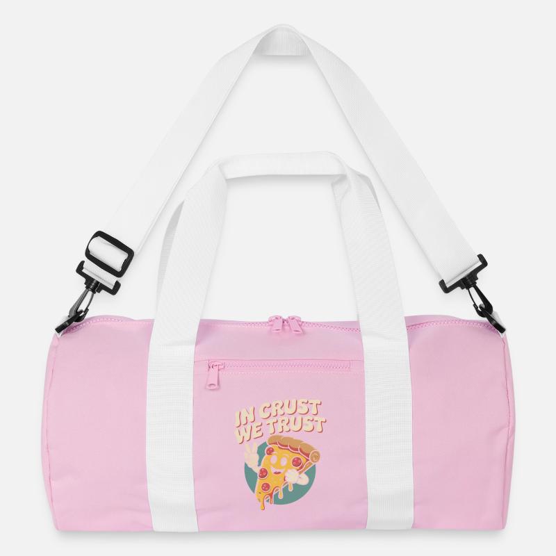 Retro Pizza Recycelte Duffel Bag