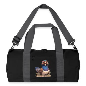 Pheasants Pheasant - Recycled Duffel Bag - black/graphite grey - Front