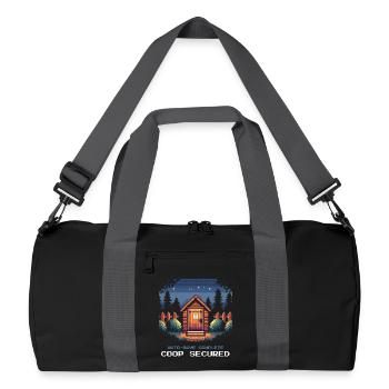 Enregistrement automatique terminé | Stable sécurisé - Sac de sport recyclé - noir/gris graphite - Devant