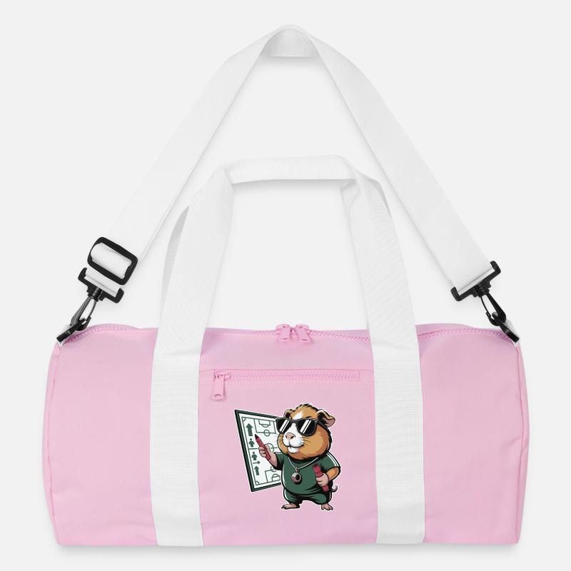 Hamster Coach with Schedule Recycled Duffel Bag