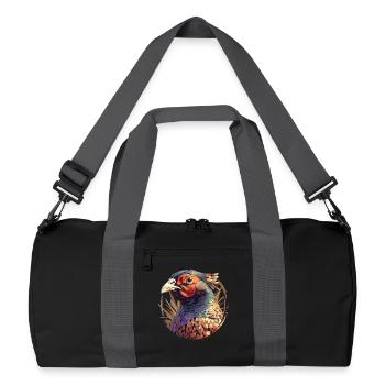 Pheasants Pheasant - Recycled Duffel Bag - black/graphite grey - Front