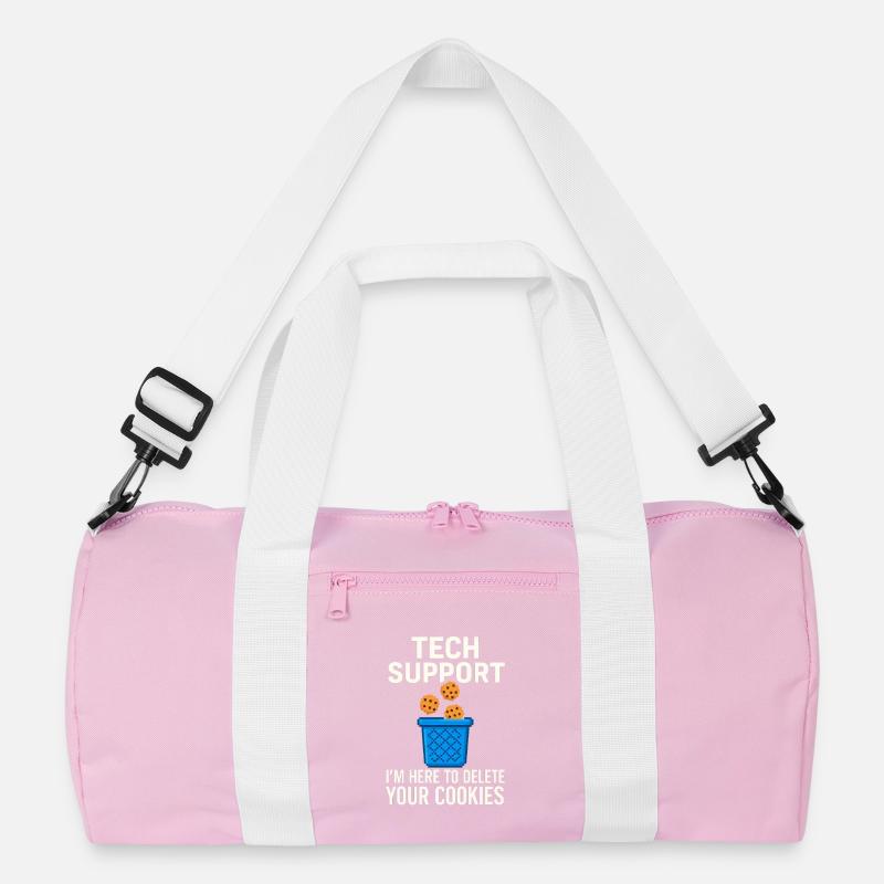 Tech Support I'm Here To Delete Your Cookies Recycelte Duffel Bag
