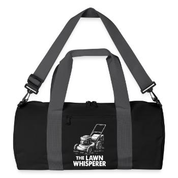 Le chuchoteur de pelouse - Sac de sport recyclé - noir/gris graphite - Devant