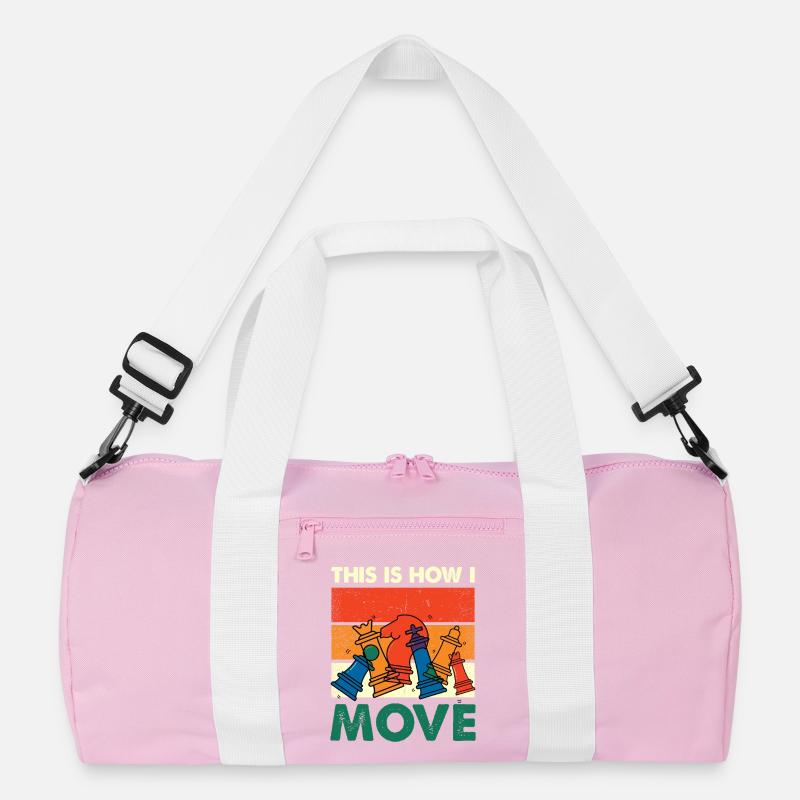 Bunte Schachfiguren Move Recycelte Duffel Bag