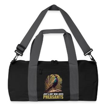 Pheasants Pheasant - Recycled Duffel Bag - black/graphite grey - Front