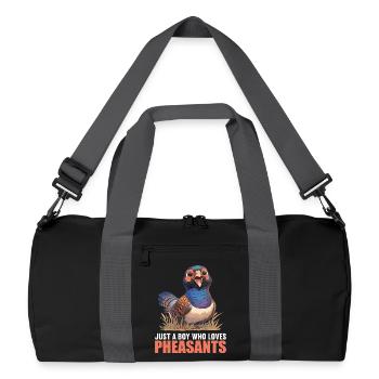 Pheasants Pheasant - Recycled Duffel Bag - black/graphite grey - Front