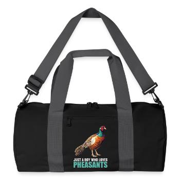 Pheasants Pheasant - Recycled Duffel Bag - black/graphite grey - Front