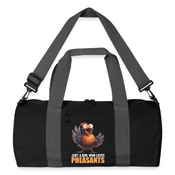 Pheasants Pheasant - Recycled Duffel Bag - black/graphite grey - Front