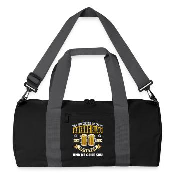 Journeyman Skilled Worker Trainee Examination - Recycled Duffel Bag - black/graphite grey - Front