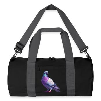 Pigeons Pigeon - Sac de sport recyclé - noir/gris graphite - Devant
