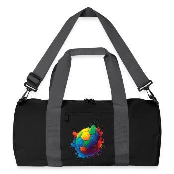 Ballon de Football Color Splash Multicolore - Sac de sport recyclé - noir/gris graphite - Devant