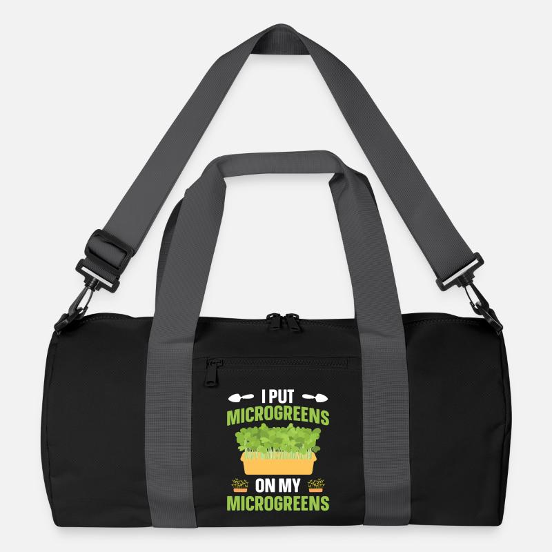 Microgreens Gartenkit Vegane Diät Sprout Lover Recycelte Duffel Bag