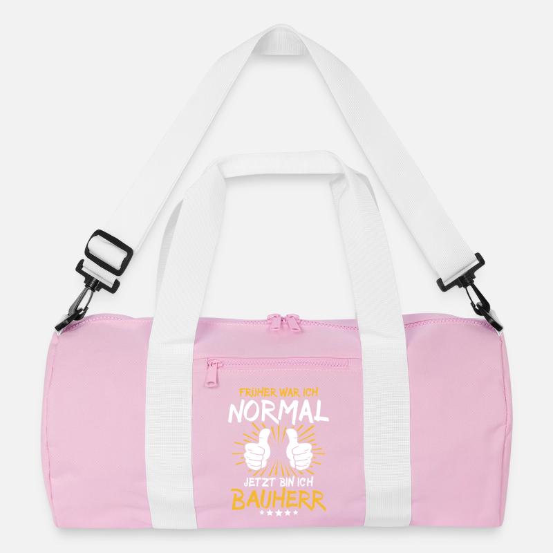 Bauherr Spruch Recycelte Duffel Bag