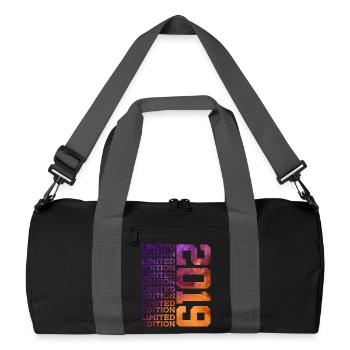 7 YEARS LIMITED EDITION 2019 7TH BIRTHDAY - Recycled Duffel Bag - black/graphite grey - Front