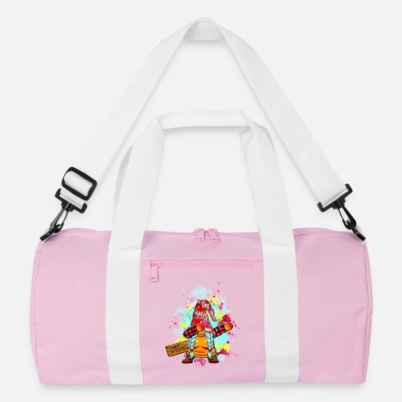 CHEF WICHTEL Dab Graffiti Weiblich Xmas Spruch Recycelte Duffel Bag