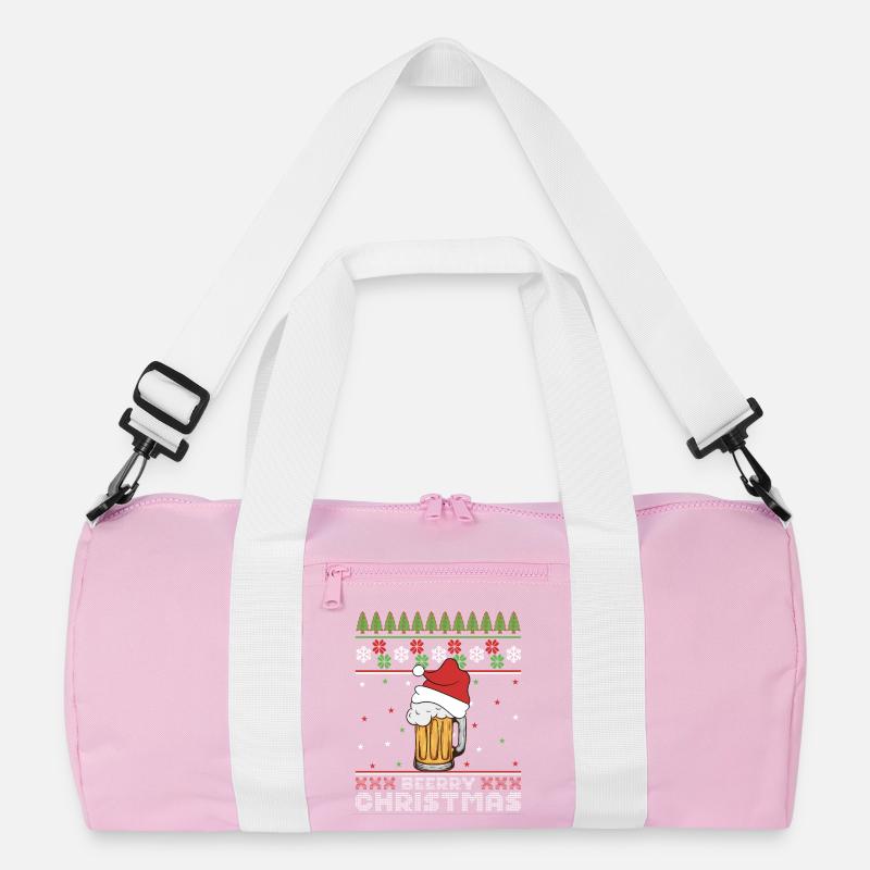 Frohe Weihnachtsbier, hässlicher Pullover – Geschenk Recycelte Duffel Bag