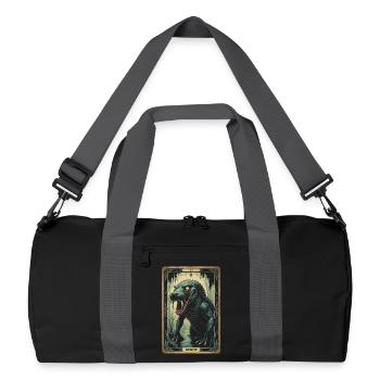 Créatures mythologiques Bunyip - Sac de sport recyclé - noir/gris graphite - Devant