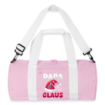 Santa Claus Papa Claus Christmas - Recycled Duffel Bag - pink/white - Front