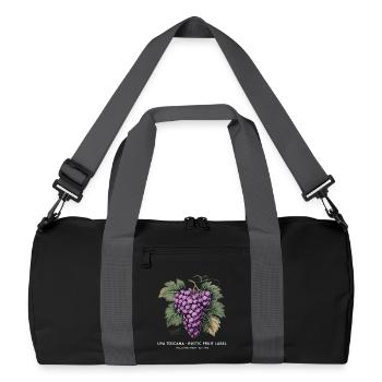 Raisins millésimés - Sac de sport recyclé - noir/gris graphite - Devant