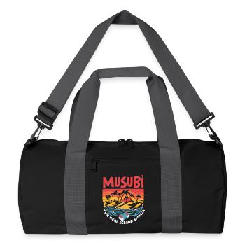 Musubi The Real Island Snack - Recycled Duffel Bag - black/graphite grey - Front