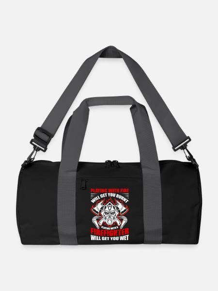 Feuerwehr - Recycelte Duffle Bag - Schwarz/Graphitgrau